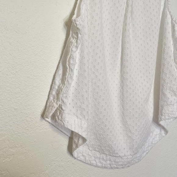 Anthropologie Clothe & Stone Eyelet Lace Tank Top White Small - Picture 7 of 14